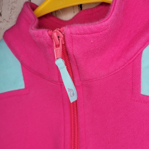 Vineyard Vines Women PinkTeal Half Zip Sweater Size S - Picture 2 of 6